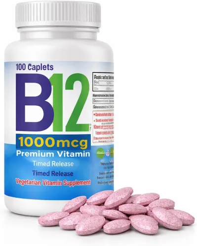 Miniatura 2 de Nutrisalud Products Vitamina B12 de alta potencia, 1000mcg, Set de 2 frascos con 100 tabletas c/u. Combate la anemia, fatiga, aumenta la energia