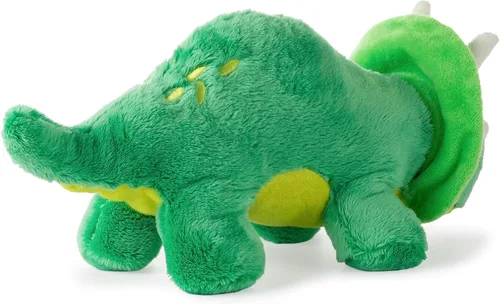 Miniatura 4 de The Petting Zoo ZOOLOGEE - Peluche de dinosaurio de bebé Triceratops de 11 pulgadas