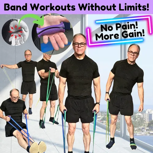 Miniatura 3 de Bandle™ - Verdaderas asas ergonómicas para bandas de resistencia Libera todo el potencial de entrenamientos de cuerpo completo sin dolor