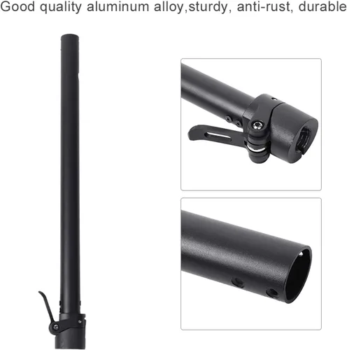 Miniatura 3 de VGEBY Extensor de la vespa, poste plegable de aluminio negro para la vespa eléctrica de Mijia M365