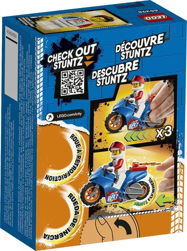 Miniatura 3 de LEGO City Rocket Stunt Bike 60298 Kit de construcción (14 piezas)