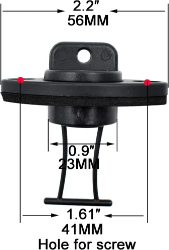 Miniatura 2 de YYST 2 tapones de drenaje de rosca para kayak canoa barco con tornillos