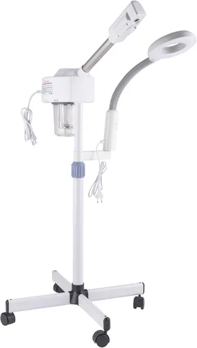 Vaporizador facial con pantalla táctil, vaporizador esteticista, humidificador profesional de aromaterapia, vapor de spa facial para el hogar, salón