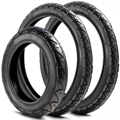 Miniatura 8 de Dos tubos interiores de 16 pulgadas x 1.5/1.75 R y uno de 12.5 pulgadas x 1.75/2.15 F Premium a prueba de explosiones para todos los pasos de BOB