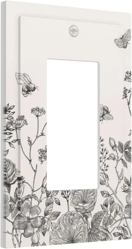 Miniatura 156 de Cubiertas Decorativas para Placas de Interruptor Abstracto Moderno de Mediados de Siglo Arco Boho Sol Dorado Hoja 1 Gang Placa de Pared Cubierta