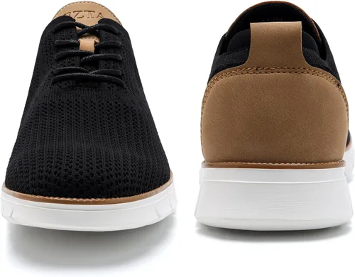 Miniatura 7 de LEZTA Zapatos deportivos de vestir casuales para hombre, ligeros, Oxford, con soporte para el arco, zapatos para caminar