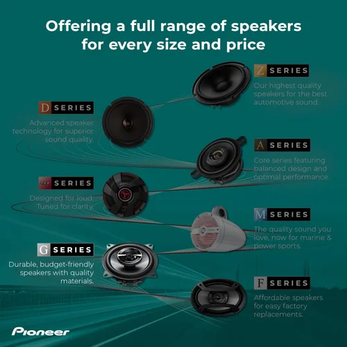Miniatura 7 de Pioneer ts-g4620s G-Series 4" x 6" 200-watt de 2 Vías altavoces coaxiales 8.30 in. x 6,90 in. x 2.60 en.