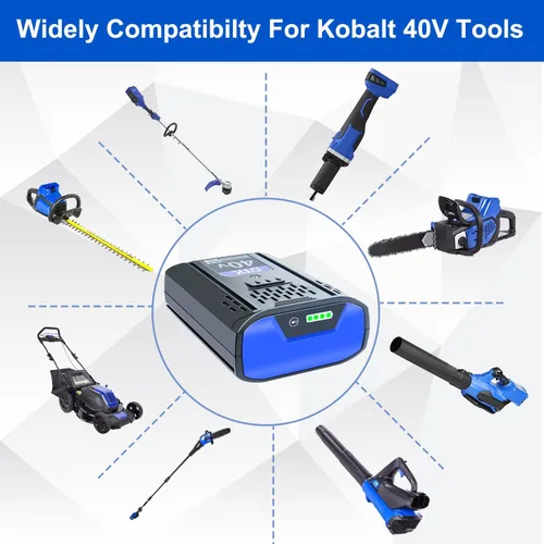 Miniatura 3 de DTK Repuesto para batería Kobalt 40V 6000mAh KPM1040A-03, KM-1640-06, KM 4040-06, baterías inalámbricas para herramientas eléctricas, 2 paquetes