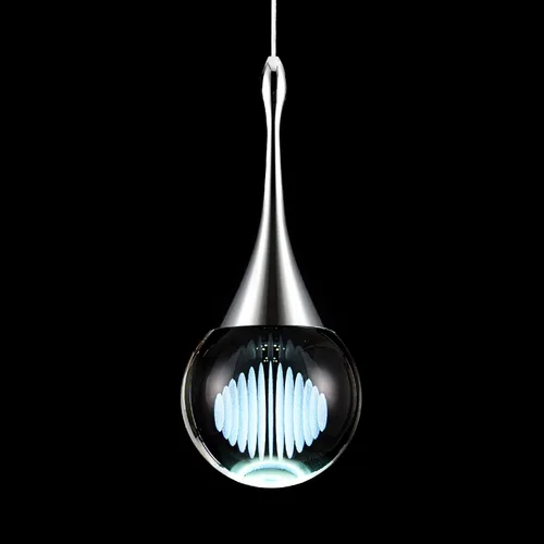Miniatura 11 de CHYING Lámpara colgante dorada de cristal LED Iluminación colgante de medusa lágrima luces colgantes mini luces colgantes para isla de cocina, baño