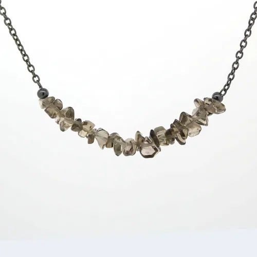 Miniatura 46 de Gempires - Collar de barra de chips naturales, cristales curativos de energía, regalo de cumpleaños, regalo para ella, joyería de piedras preciosas