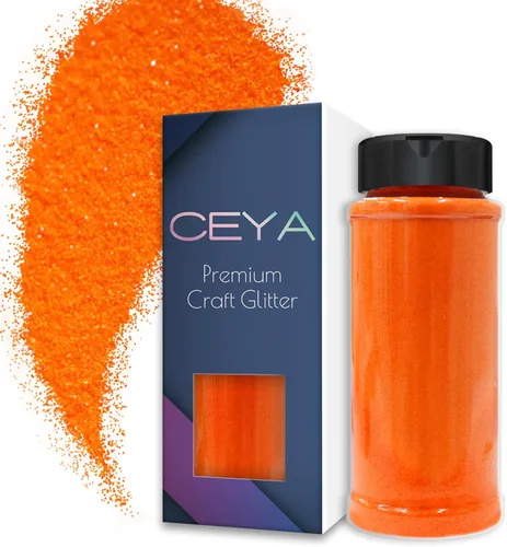 Miniatura 50 de Ceya Purpurina en polvo ultrafina de 3.8 onzas / 3.88 oz con purpurina blanca perla, 1/128 pulgadas, 0.008 pulgadas, 0.008 in para slime, resina