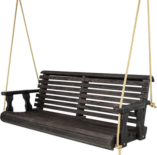 Miniatura 14 de Hamaca Amish resistente para pórtico, 800 Lb, con sogas colgantes