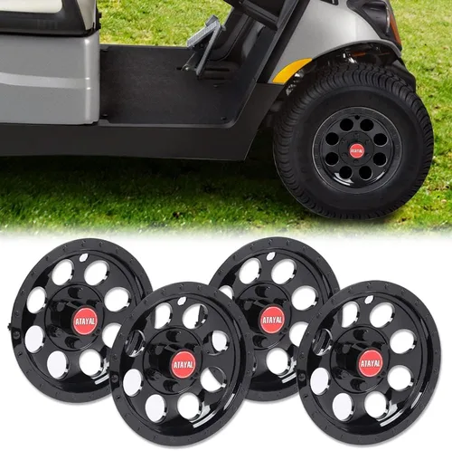 Miniatura 8 de G-PLUS Wheel Cover Hub Caps Compatible with EZGO Club Car and Yamaha Golf Cart Hubcaps (Set of 4,8-10 Inch)