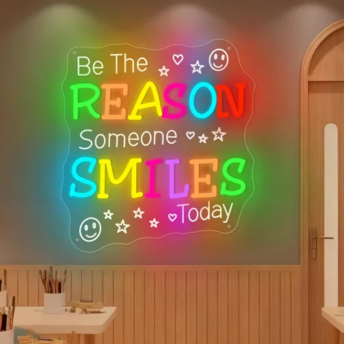 Miniatura 18 de Letrero de neón grande de feliz cumpleaños para decoración de pared, con interruptor regulable, letrero de neón reutilizable de feliz cumpleaños