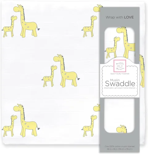 Miniatura 9 de SwaddleDesigns Manta de Arrullo de Muselina de Algodón, Manta de Recepción para Bebés Niños y Niñas, Mejor Regalo de Registro, 46x46 pulgadas
