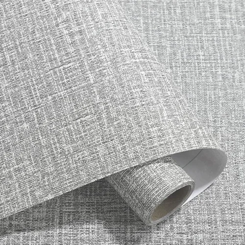 Miniatura 24 de Yancorp Papel Tapiz de Tela Texturizada Grasscloth Despegar y Pegar Azul Papel de Contacto - 15.7"x120" Grasscloth Sintético Despegar y Pegar - Azul