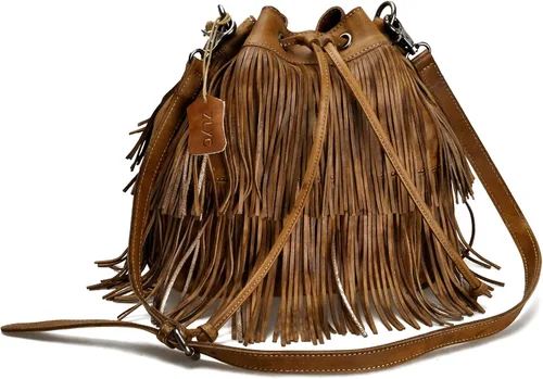 Miniatura 3 de ZLYC - Bolso de piel para mujer, diseño boho