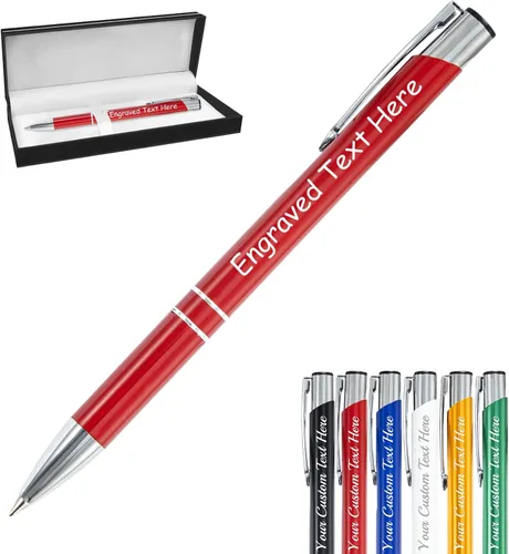 Miniatura 36 de Bolígrafos personalizados a granel con grabado sin nombre, bolígrafo de impresión personalizada, bolígrafo de metal pastel, regalo personalizado