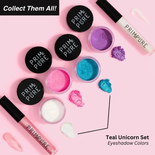 Miniatura 3 de Prim and Pure Juego de Regalo Mineral con Espejo de Unicornio Perfecto para Citas de Juego y Fiestas de Cumpleaños Maquillaje de Sombra de Ojos