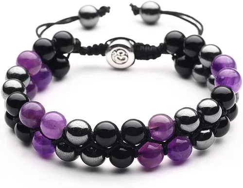 Miniatura 37 de Triple Protection Bracelet - for Protect & Balance - Energy Crystal Handmade Bracelets for Men Women