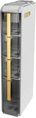 Miniatura 9 de JATIBOSH Estante lateral para almacenamiento de papel, pequeño gabinete de almacenamiento de baño independiente, soporte de papel higiénico