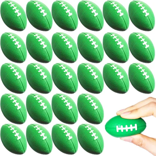 Miniatura 8 de Blulu Paquete de 30 mini bolas de fútbol de espuma para el estrés a granel de 2.17 pulgadas para niños y adultos, regalo de fiesta escolar, pequeño