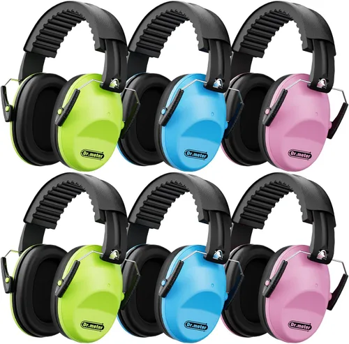Miniatura 23 de Dr.meter - Auriculares con cancelación de ruido para niños y adultos, 2 PAQUETES, SNR27.4, protección auditiva, orejeras ajustables para Monster