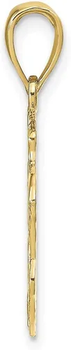 Miniatura 2 de Colgante de cabeza de león de oro amarillo macizo de 10 quilates, Metal