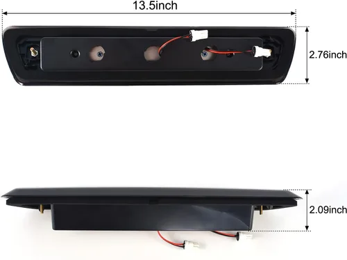 Miniatura 7 de Tercera luz de freno LED para Ford F150 09-14, lente ahumada, cabina trasera central de montaje alto, 3ª lámpara de freno para accesorios Ford F-150