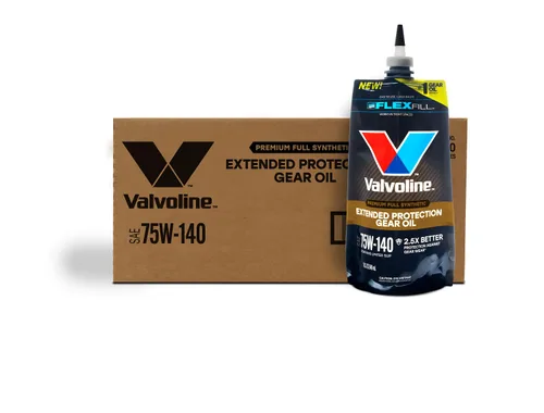 Miniatura 10 de Valvoline Flexfill SAE 75W-90 Aceite para engranajes sintético completo 1 cuarto de galón, caja de 4