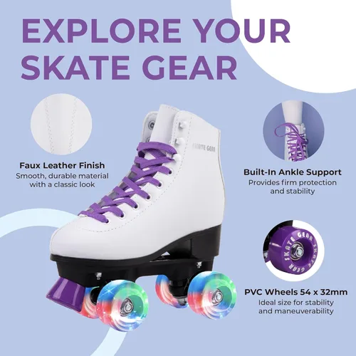 Miniatura 3 de Skate Gear Patines de Ruedas Retro de Diseño Cuádruple