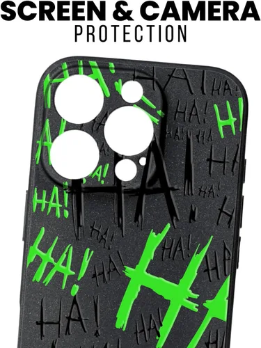 Miniatura 3 de SIMPLYMDRN Funda delgada para iPhone 12 Pro Max, diseño de Joker Haha, funda genial para hombres, cubierta de diseñador de villano superhéroe