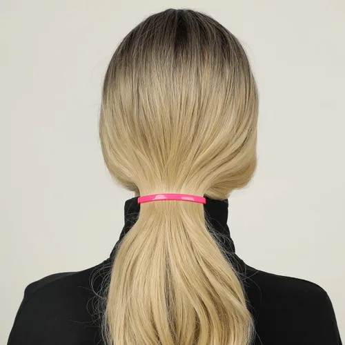 Miniatura 5 de Juego de pinzas para el cabello, accesorios de estilo cúpula de plástico mediano, abrazaderas decorativas para medio recogido y cola de caballo