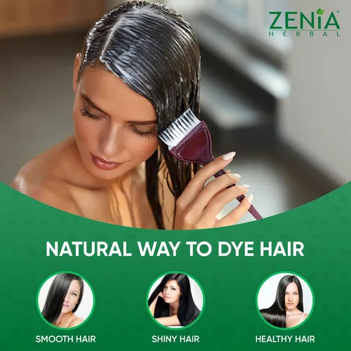 Miniatura 4 de Zenia 100% Pure Neutral Henna Powder (Cassia Obovata) 100g Colorless Henna for Hair Natural Hair Conditioner for Silky, Soft & Shiny Hair