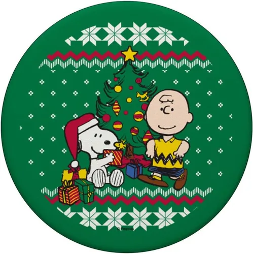 Miniatura 3 de Peanuts Snoopy Holiday Presents PopSockets - Agarre y soporte para teléfonos y tabletas