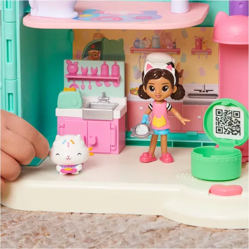 Miniatura 4 de Gabby's - Juego de cocina para casa de muñecas, almuerzo y munch con 2 figuras de juguete, accesorios y muebles, juguetes para niños a partir de 3