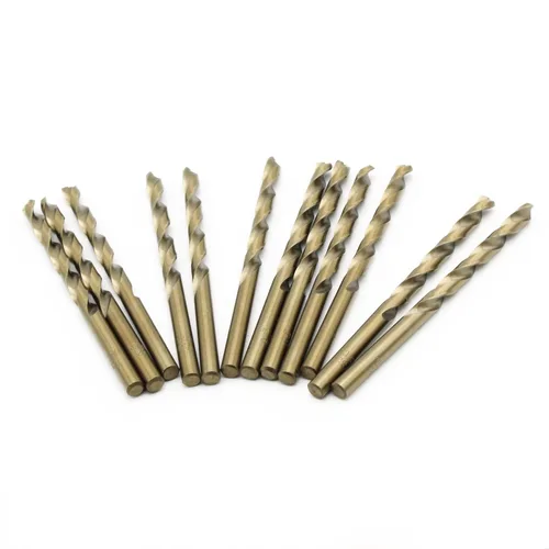 Miniatura 11 de TEMO 12 piezas 1/2 pulgada M35 cobalto 135 grados Jobber longitud broca torsión 6 pulgadas longitud
