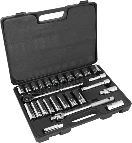 Miniatura 16 de Performance Tool W38911 Juego de llaves SAE de 3/8 pulgadas, 20 piezas, 1 paquete