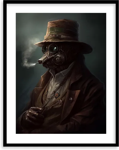 Miniatura 51 de Láminas de Arte de Retratos Victorianos de Star Wars - Impresión de Arte Fino Giclée Premium - Decoración de Pared Steampunk Estética, Póster Darth