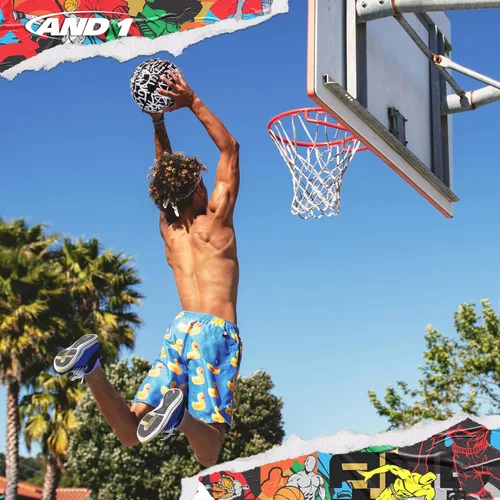 Miniatura 4 de AND1 Chaos - Pelota de baloncesto de goma: lista para jugar, tamaño reglamentario oficial (29.5 pulgadas), para juegos de baloncesto en interiores