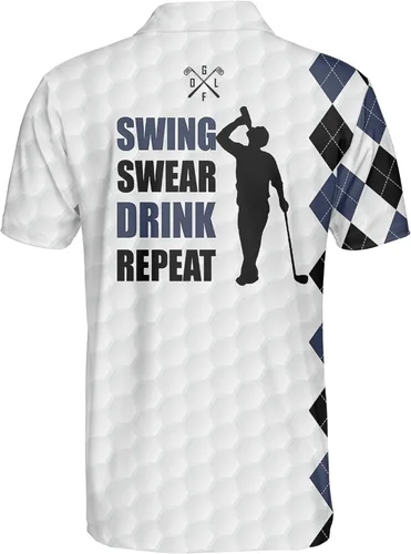 Miniatura 2 de PAGYMO Golf Shirts for Men Funny Golf Shirts for Men Golf Outfits for Men Golf Clothing