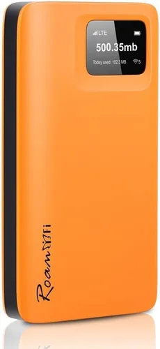 Miniatura 8 de RoamWiFi 4G LTE - Enrutador de punto de acceso móvil en todo el mundo, punto de acceso portátil de alta velocidad con datos de 1 GB de EE. UU., 30