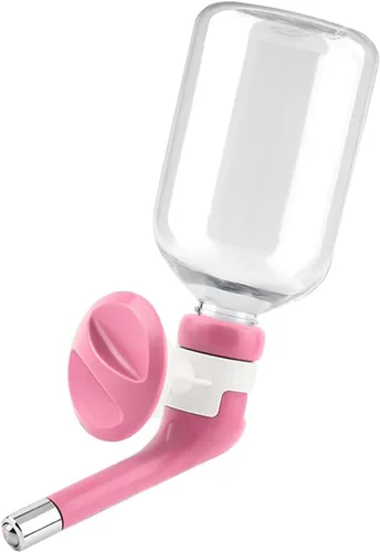 Miniatura 7 de Andiker Botella dispensadora de agua para perros sin goteo, jaula para perreras, dispensador de agua, hervidor de agua para mascotas, se puede subir