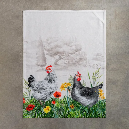 Miniatura 9 de Maison d' Hermine Juego de 3 paños de cocina 100% algodón de 27.50 x 20 pulgadas, reutilizables, paños de cocina absorbentes con lazo para colgar