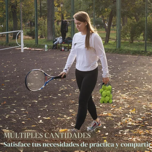 Miniatura 7 de Swingers Pelotas de tenis, pelotas de ejercicio de entrenamiento para mascotas, pelotas de tenis de práctica de alta elasticidad para principiantes