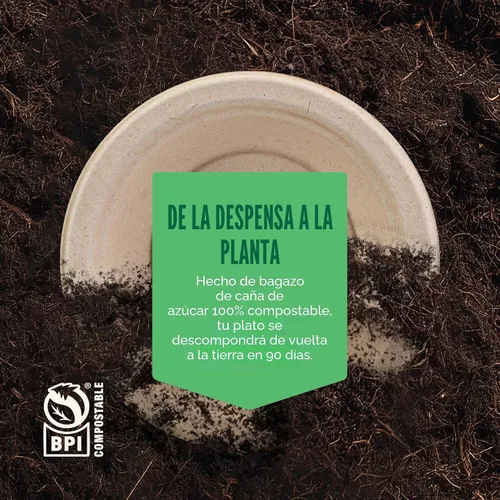 Miniatura 6 de Stack Man Cuencos de Papel, Cuencos de Sopa Desechables 100% Compostables [Paquete de 125] 12 oz. Resistentes, Ecológicos, Biodegradables de Bagazo