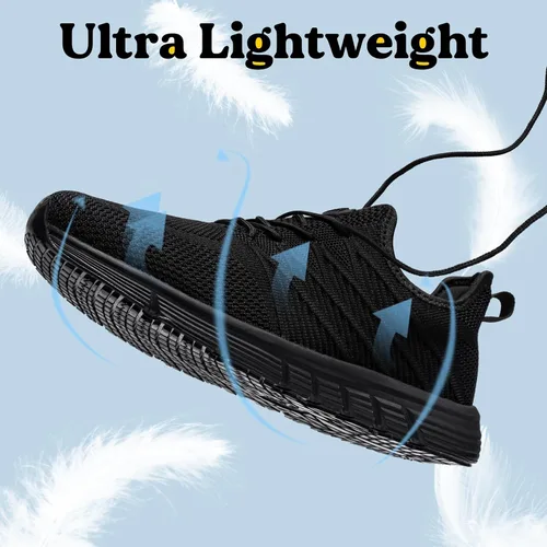 Miniatura 6 de Zapatos de trabajo antideslizantes para hombre, zapatos de trabajo antideslizantes negros, zapatos de trabajo resistentes al agua, zapatos