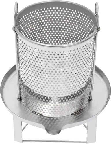 Miniatura 8 de Prensa manual de uva de 3.3 galones para hacer jugo de vino, prensa de miel de fruta grande, extractor de prensa de jugo de uva de sidra de manzana