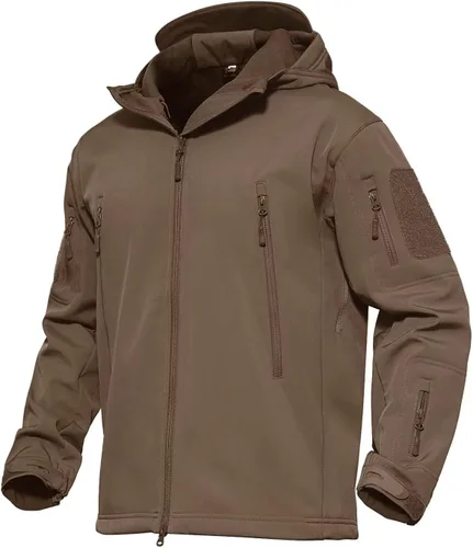 Miniatura 16 de MAGCOMSEN Chaqueta táctica para hombre, impermeable, con forro polar, para esquí, nieve, invierno, cortavientos
