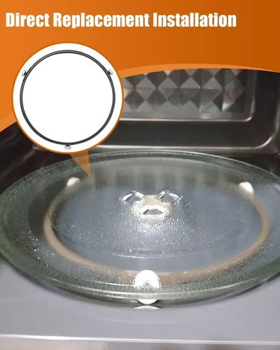Miniatura 6 de Anillo giratorio de microondas apto para horno de microondas GE LG de 9.25 pulgadas, reemplazo WB06X45707 AGG32988717 JE1140BD001